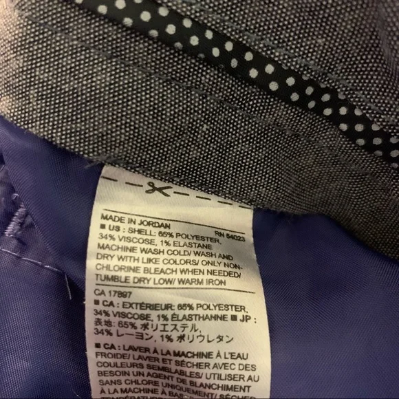 Banana Republic Avery Pants Womens Chambray Soft Stretch Denim Tapered Leg Sz 10 - Picture 5 of 10